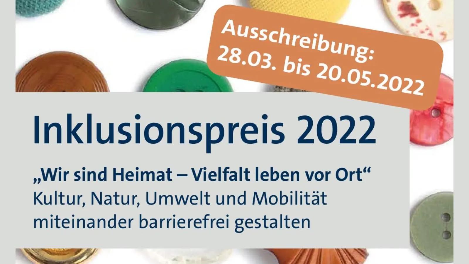 Aufgrund der Pandemie musste die Auslobung des Inklusionspreises zuletzt zwei Jahre verschoben werden. (Foto: Bezirk Oberbayern)