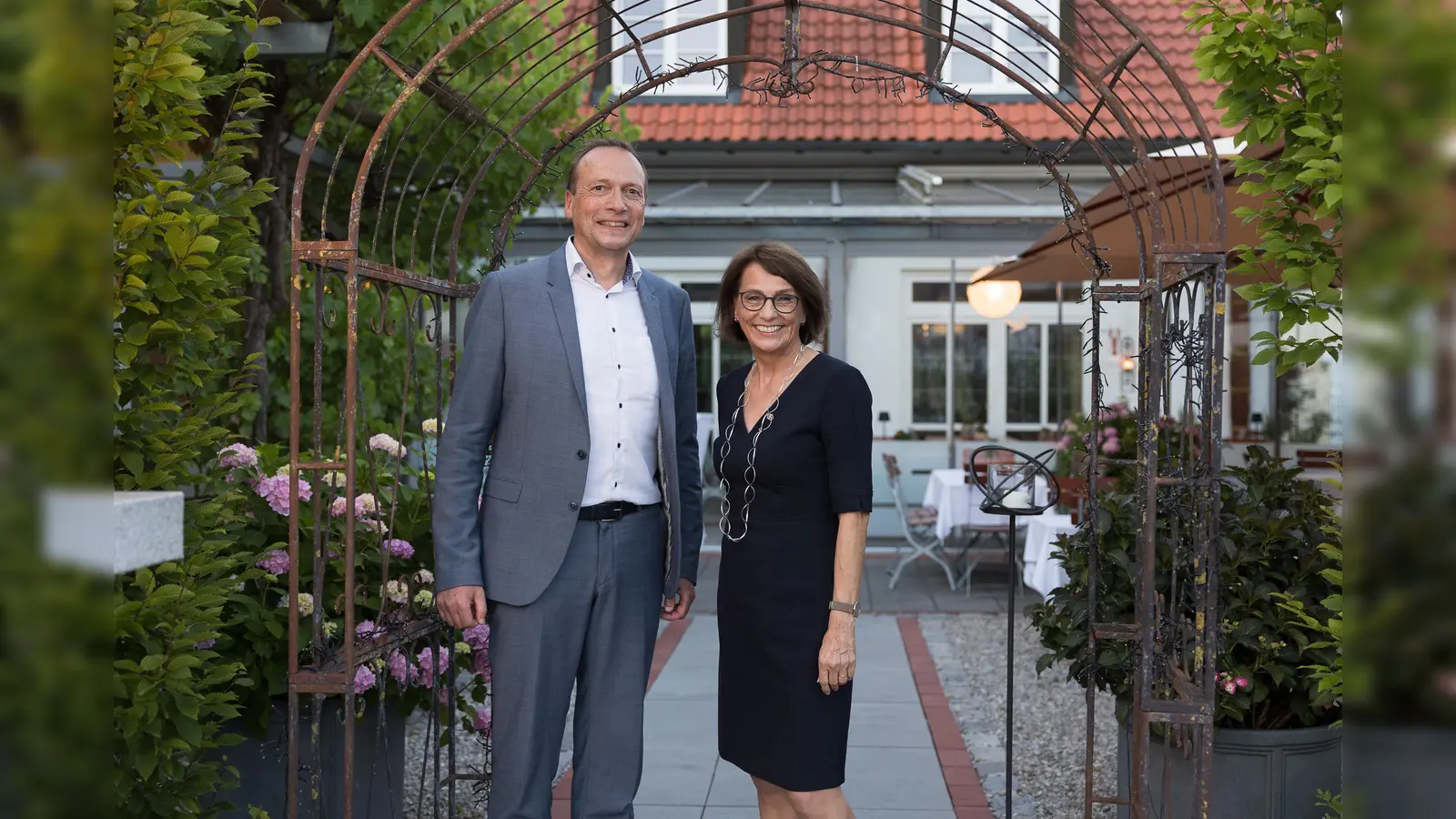 Monika Tiedemann und der bisherige Präsident Andreas Voigt (Foto: Foto Heun-Rattai)