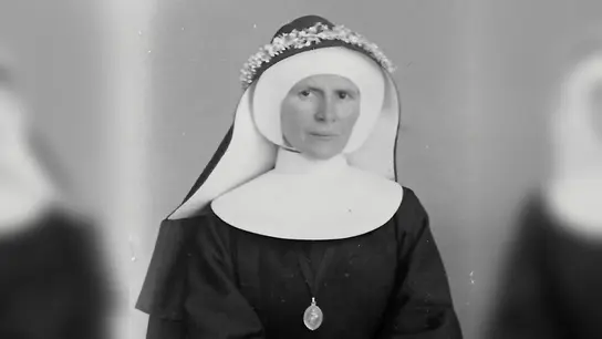 Schwester M. Felicitas Ellmerer am Tag ihres 25-Jahr-Professjubiläums im Mai 1937. (Foto: Museum der Stadt Grafing)