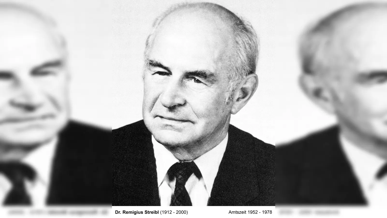 Dr. Remigius Streibl war von 1952 bis 1978 Landrat des Landkreises Ebersberg. (Foto: LRA Ebersberg)