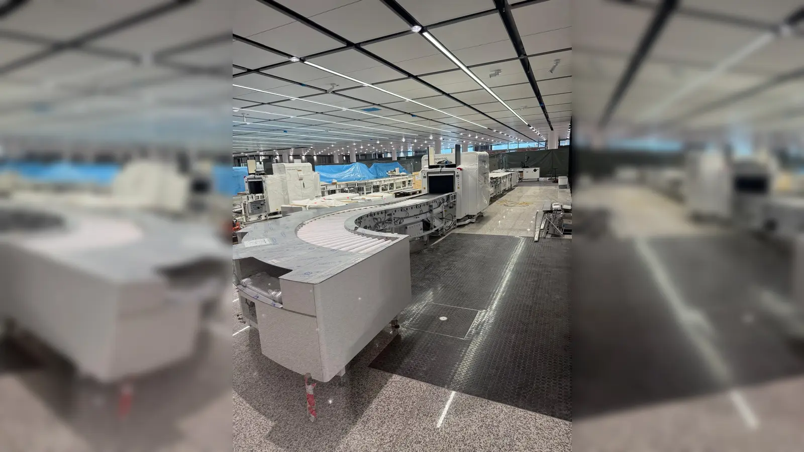 Die neuen Sicherheitskontrollen sind mit hochmoderner Technik ausgestattet. (Foto: mic)