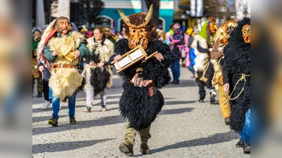 Gründlich verjagt haben die Moosgeister den Winter 2024 am Faschingsdienstag. (Foto: Dr. M. Sachweh)