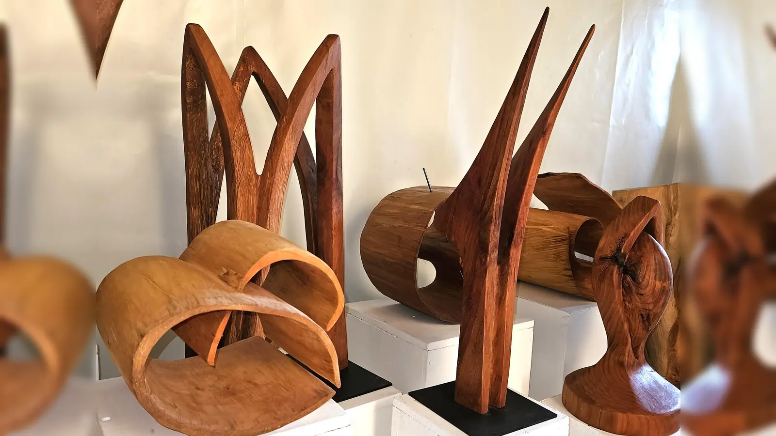 Holzkünstler Wolfgang Fritz lädt in sein Atelier. (Foto: red)