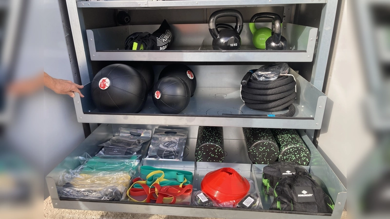 Das Equipment in der SportBox steht der Öffentlichkeit zur Nutzung zur Verfügung. (Foto: Stadt Dorfen)