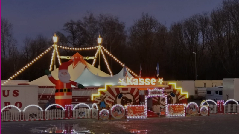 Bereits zum 3. Mal gastiert der Weihnachtszirkus Feraro in Freising. (Foto: Privat)