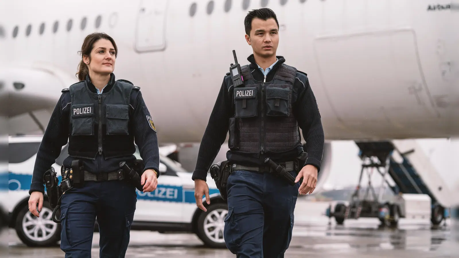 Bundespolizisten am Flughafen München (Foto: Bundespolizei)