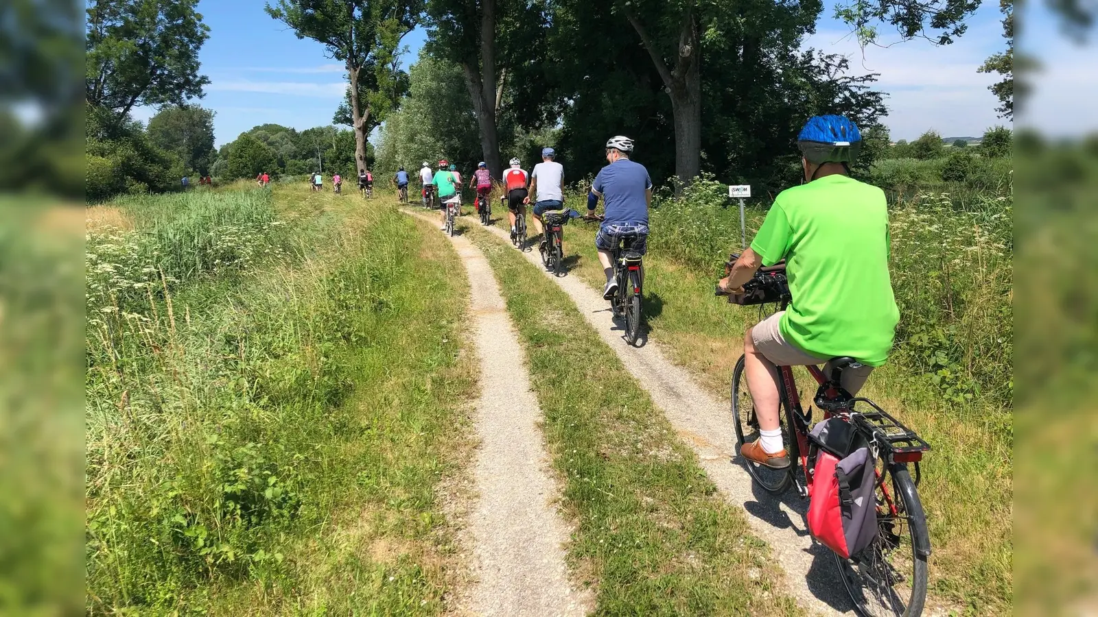 Gemeinsam radeln macht einen Heidenspaß! (Foto: Stadt Moosburg)
