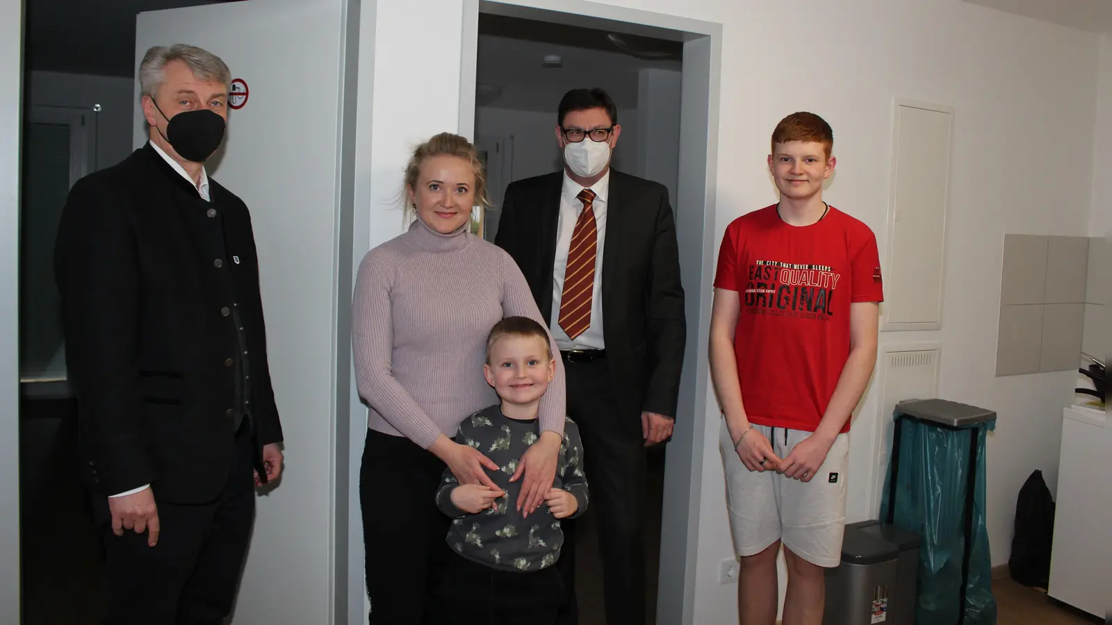 Erste Flüchtlinge wurden in Oberding gut untergebracht. (Foto: LRA)