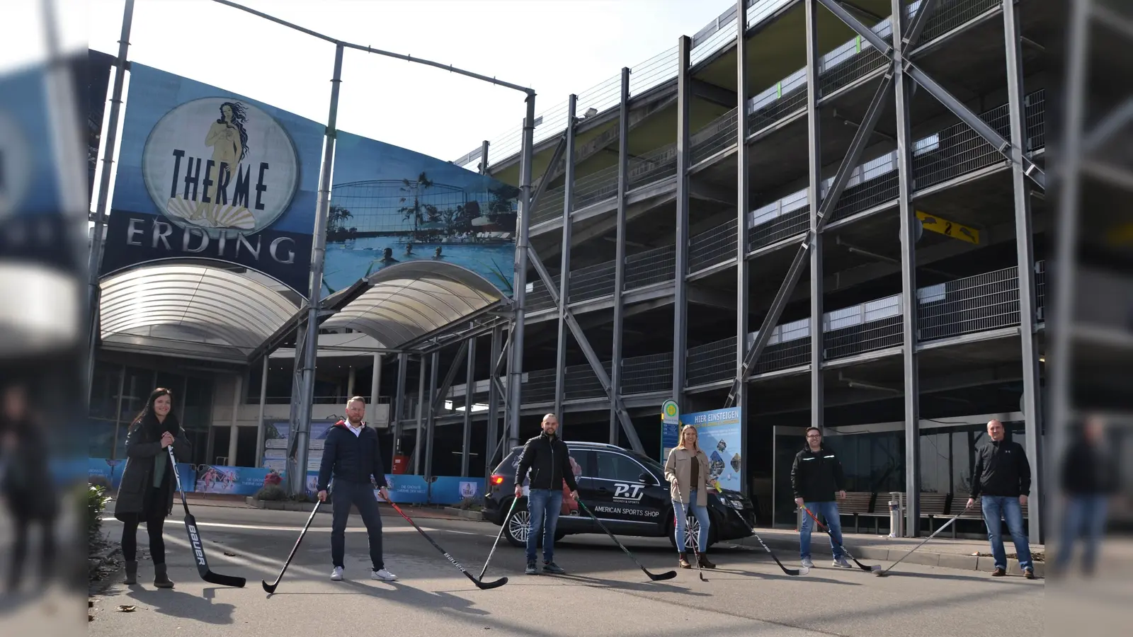 Die Verantwortlichen der Gladiators und der Therme fanden gemeinsam eine wunderbare Lösung: Nachwuchstraining im Thermenparkhaus. (Foto: Galdiators/Bittel)