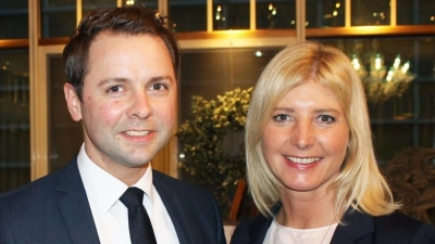 Setzen sich für ihre Heimat und die dort angesiedelten Unternehmen ein: Ulrike Scharf, MdL, und Dr. Andreas Lenz, MdB (Foto: Pressebüro Dr. Lenz)