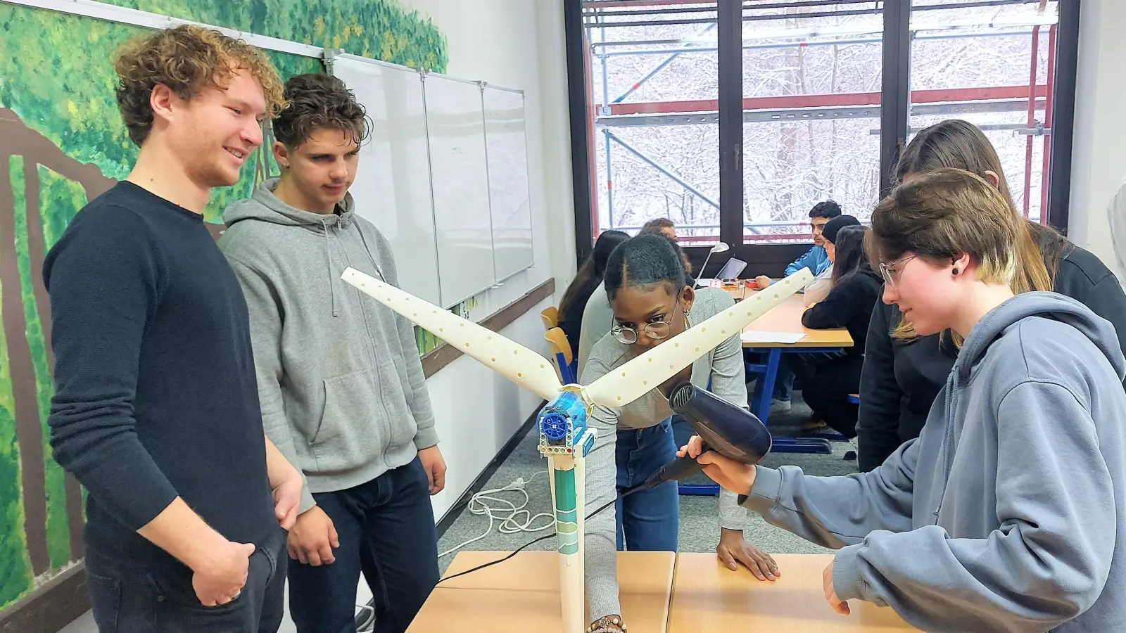 Die Schüler waren begeistert vom Workshop. (Foto: Schule)