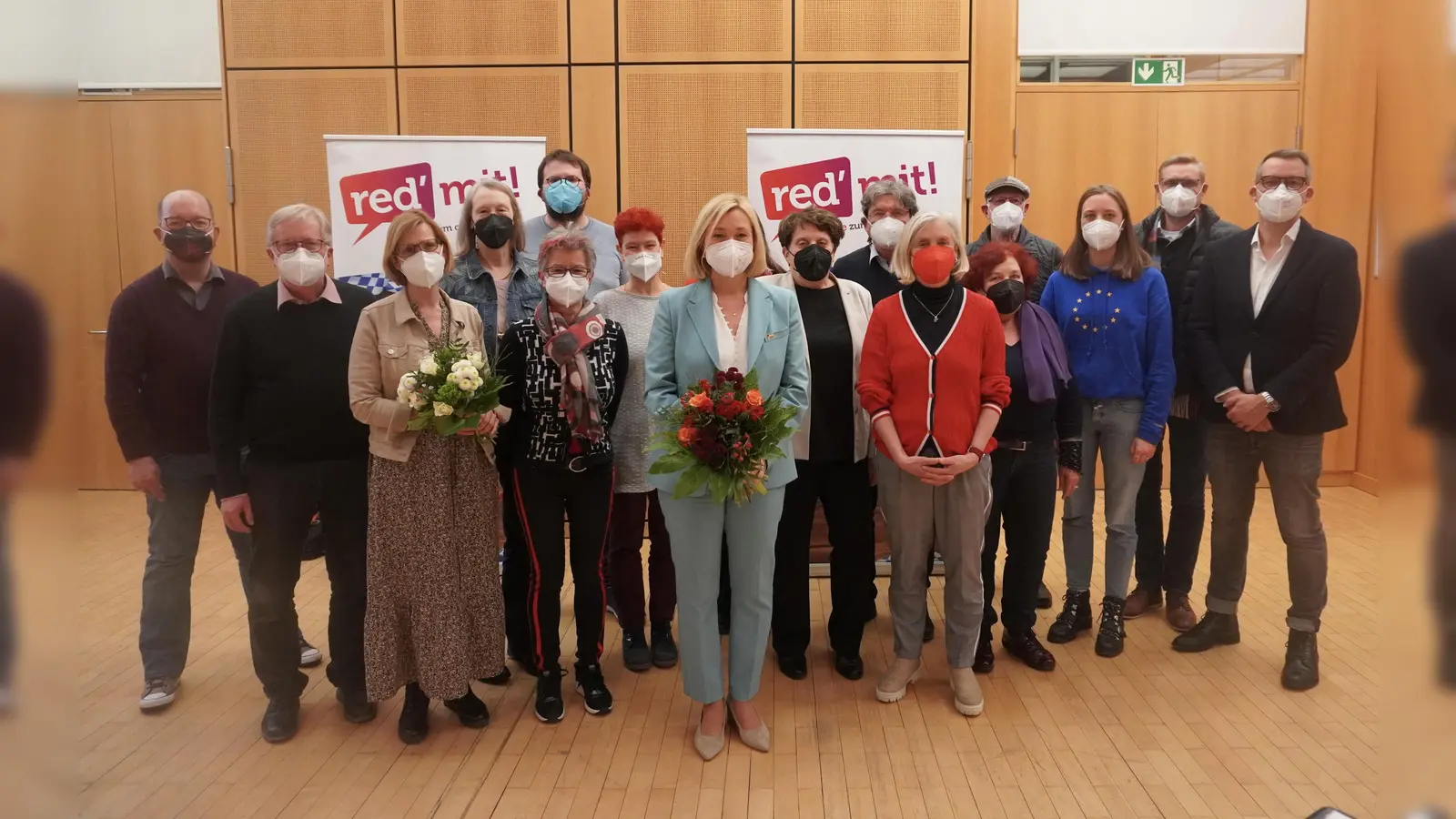 Die Vorstandschaft des SPD-Kreisverbands Ebersberg traf sich in politisch außergewöhnlichen Zeiten.  (Foto: Albert Hingerl)