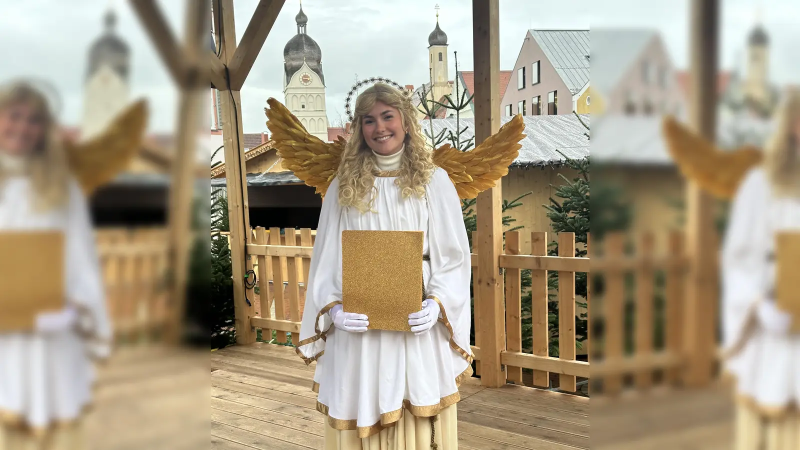 Kinder können die Stadt gemeinsam mit dem ersten Erdinger Christkind Linda Müller die Stadt erkunden. (Foto: nsc)