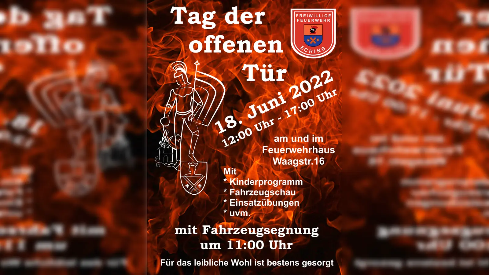 Die FFW Eching lädt zum Tag der Offenen Tür. (Foto: FFW Eching)