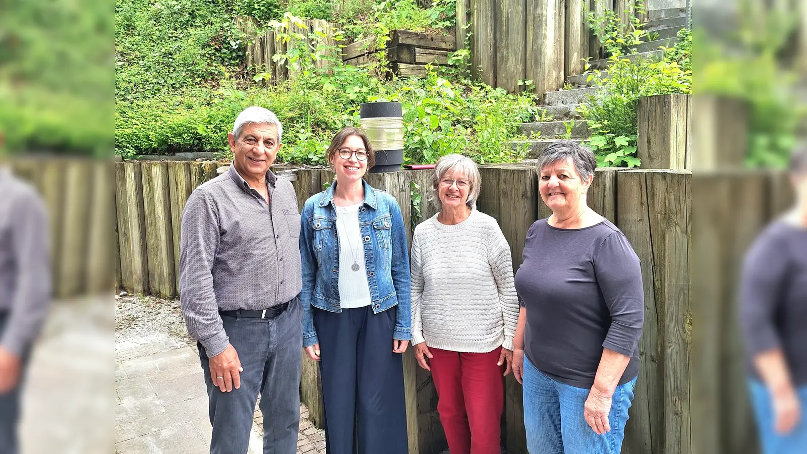 Die Verantwortlichen stecken viel Engagement und Herzblut in das Projekt. Herr Skordou, Frau Ebner, Frau Thaler und Frau Wust- (v.l.) (Foto: chö)