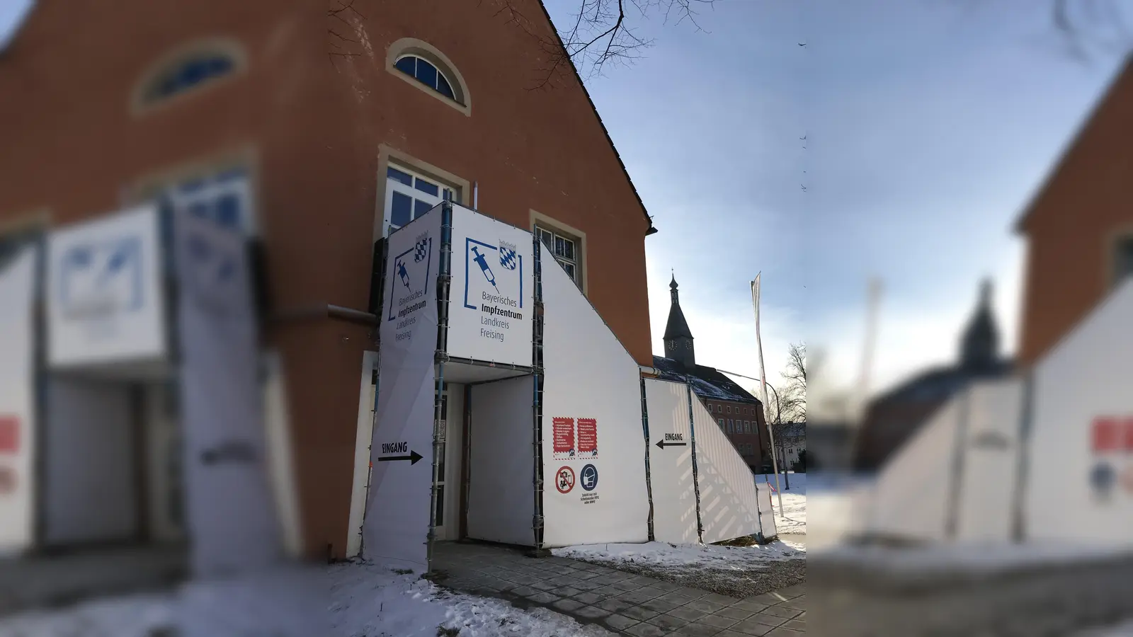 Bestens aufgestellt ist das Freisinger Impfzentrum. (Foto: LRA Freising)