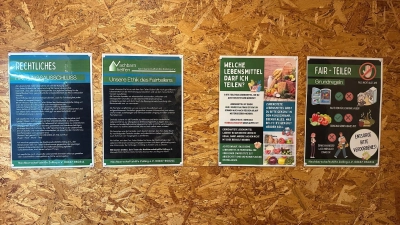 Alle wichtigen Infos hängen direkt vor Ort aus. (Foto: nsc)