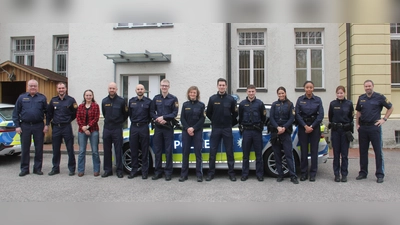 Freisings Polizeidienststelle bekam zehn neue Gesichter hinzu. (Foto: Polizei Freising)