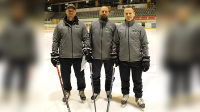 Das neue Trainertrio bei den Gladiators: Bernhard Bittel, Felix Schütz und Ales Jirik  (Foto: Wolfgang Krzizok )