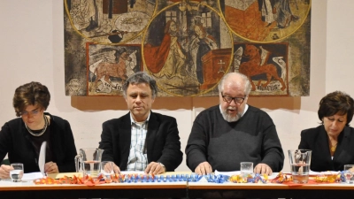 „Don Camillo und Peppone – eine Benefiz-Lesung zu Gunsten der Orgelrenovierung. (Foto: John)