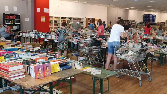 Fünf Tage lang in tausenden von Büchern stöbern und mit dem Kauf Gutes tun! (Foto: bücherherz.de)