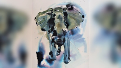 Erleben Sie die Kunst von Ulf Trittel in der Stadtbibliothek. (Foto: Trittel)