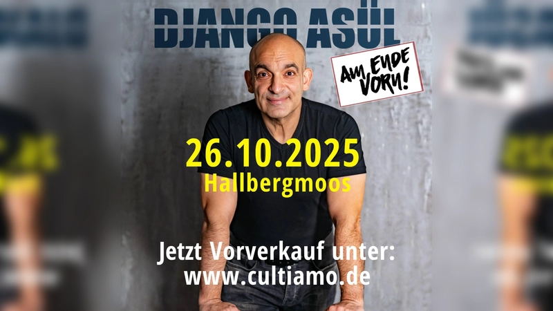 Mit seinem neuen Programm Am Ende vorn begeistert Django Asül sein Publikum. (Foto: Veranstaöter)